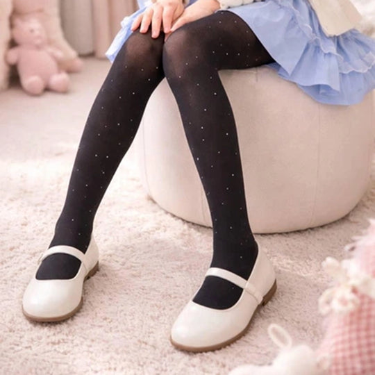 Girls Leggings (Punto) - Black