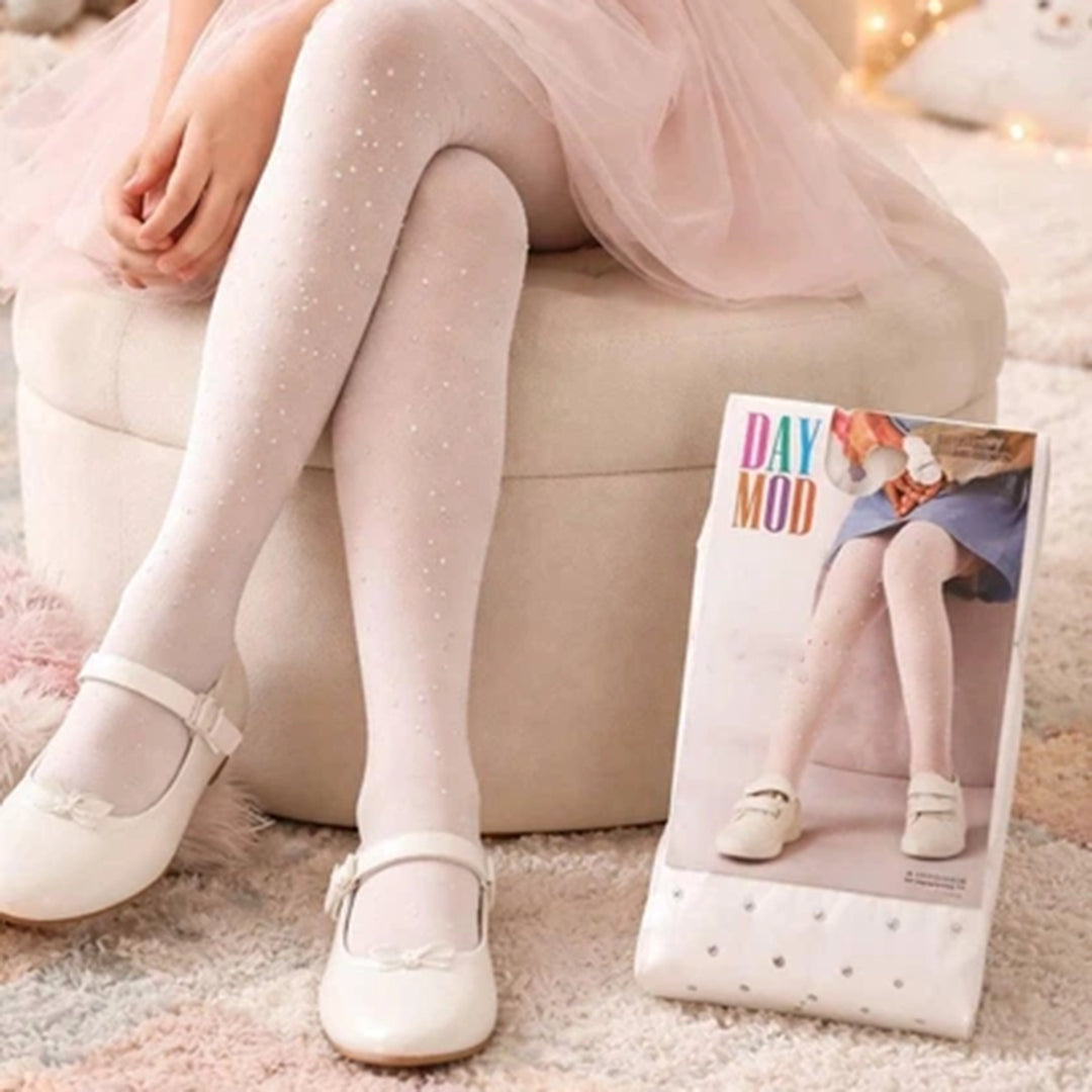 Girls Leggings (Punto) - White