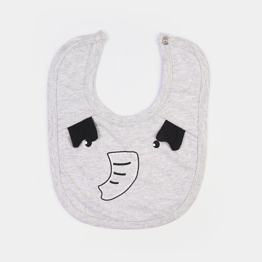 Infant Boys Cotton Jersey Jungle Friends (T-Shirt+Pajama+Bib)- Off White/Grey