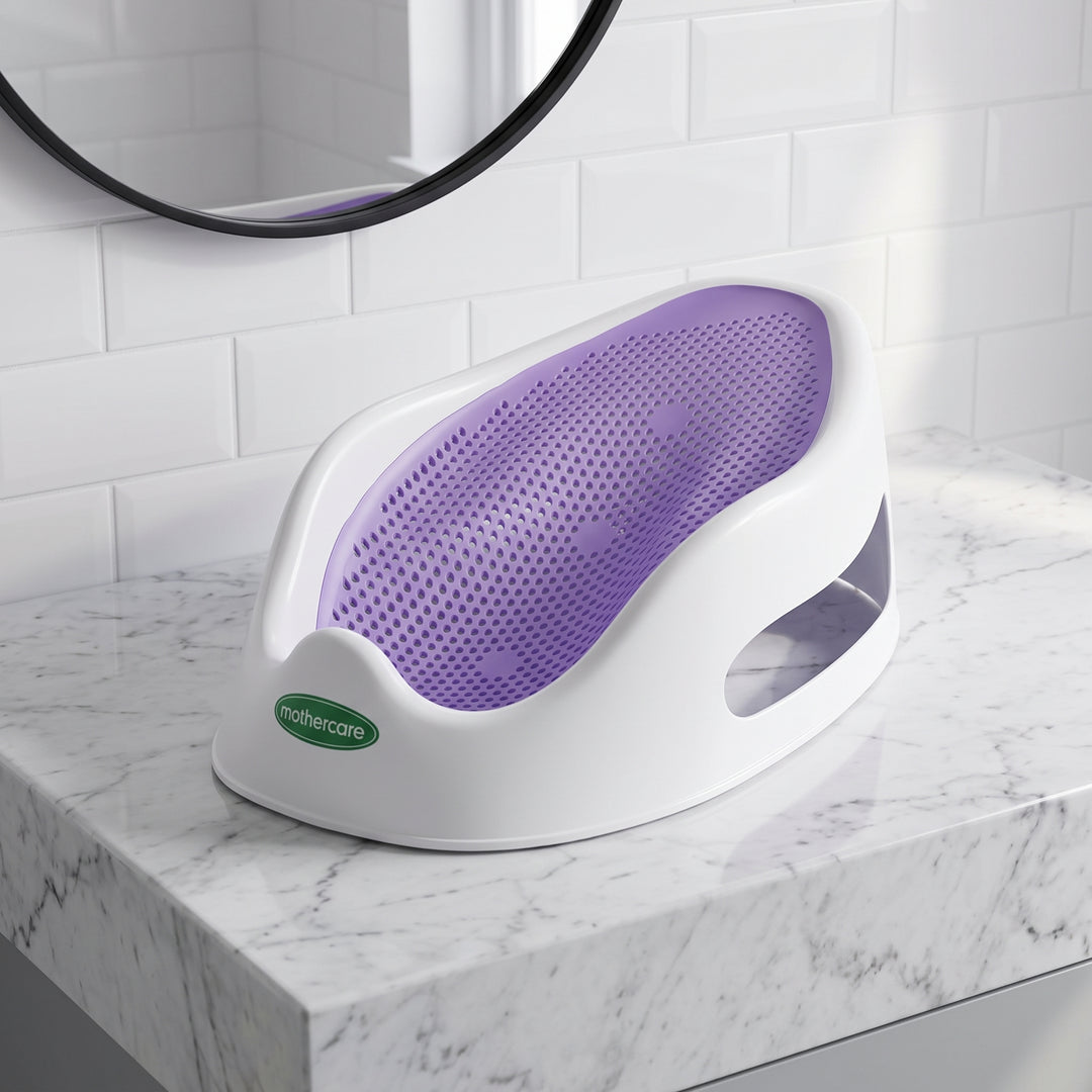 Baby Silicone Bath Seat Purple