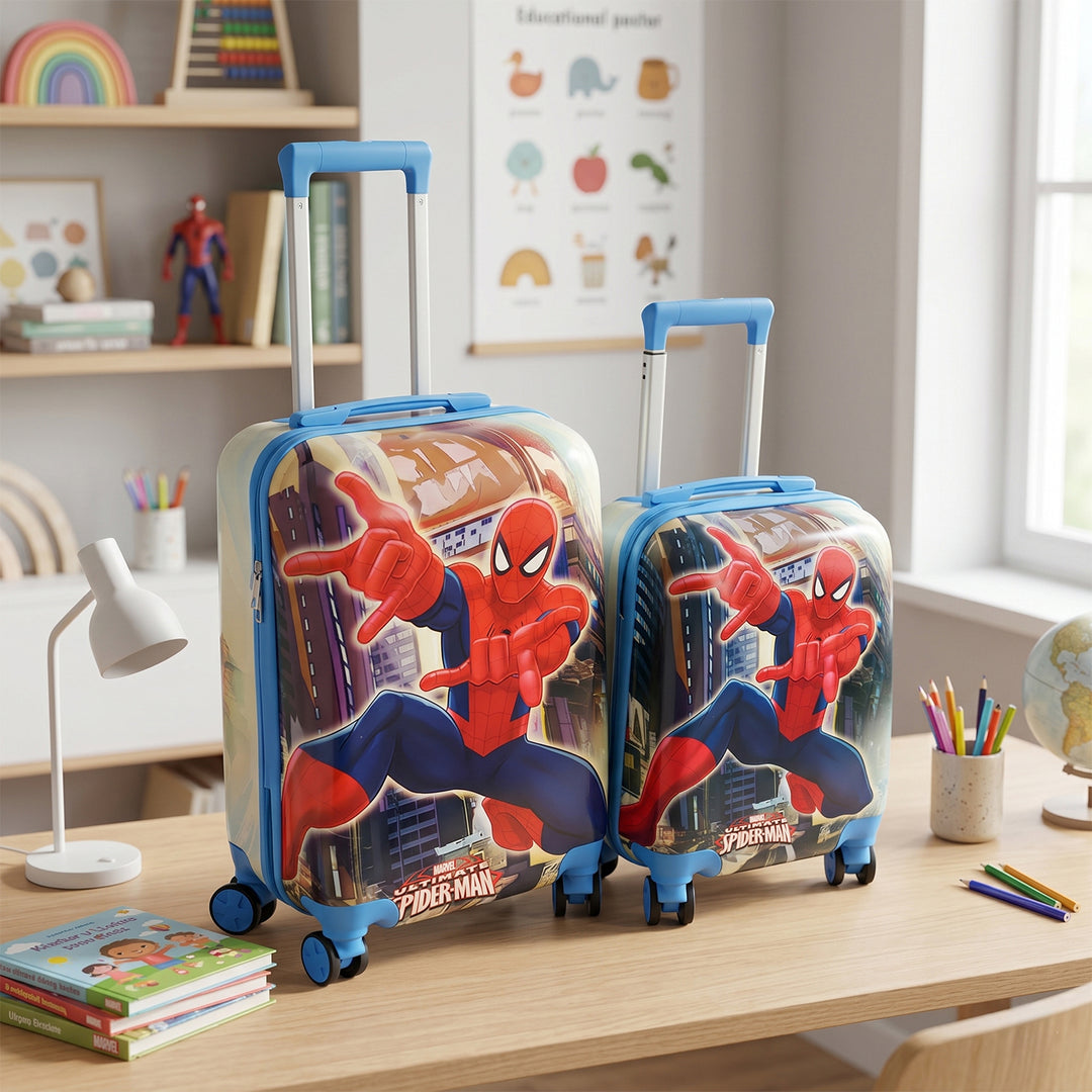 Character Themed Luggage Trolley Bag/ Travel Suitcase Set 2Pcs