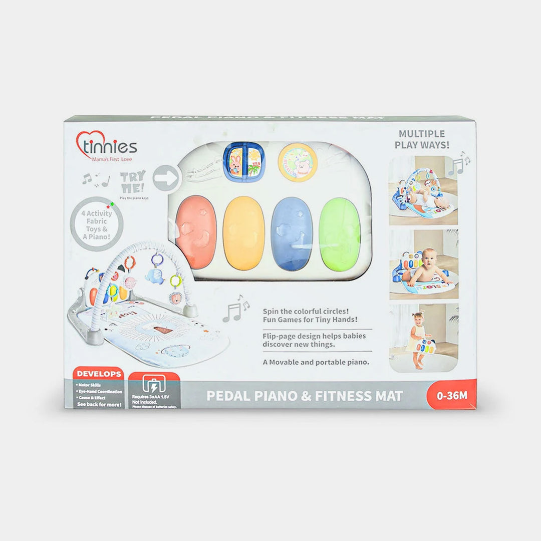 Tinnies Baby Piano Play Gym & Activity Mat Green