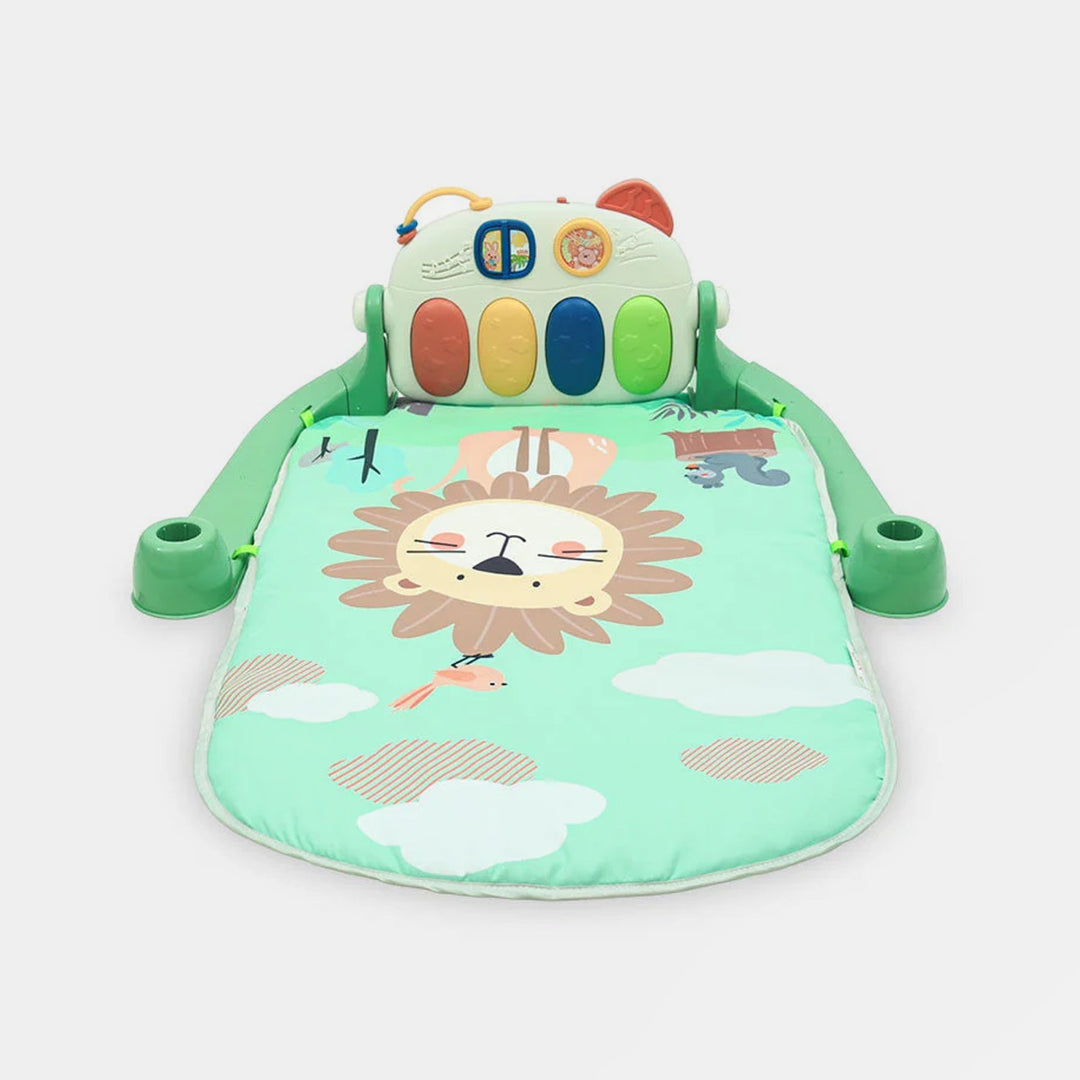 Tinnies Baby Piano Play Gym & Activity Mat Green
