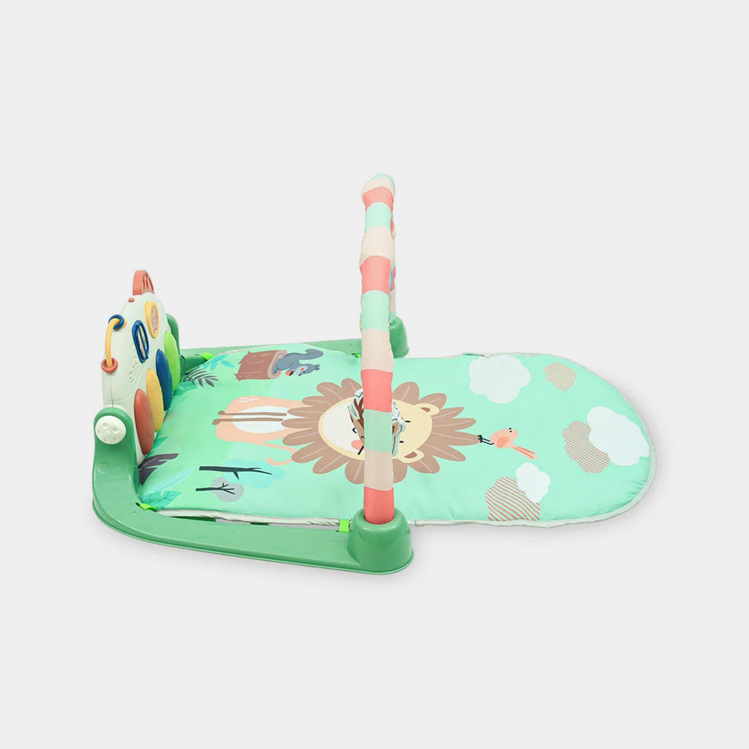 Tinnies Baby Piano Play Gym & Activity Mat Green