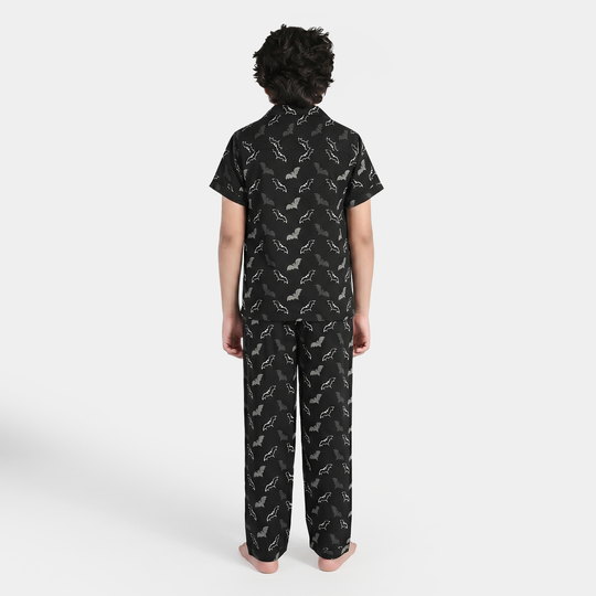 Boys Viscose Nightwear Character - BLACK