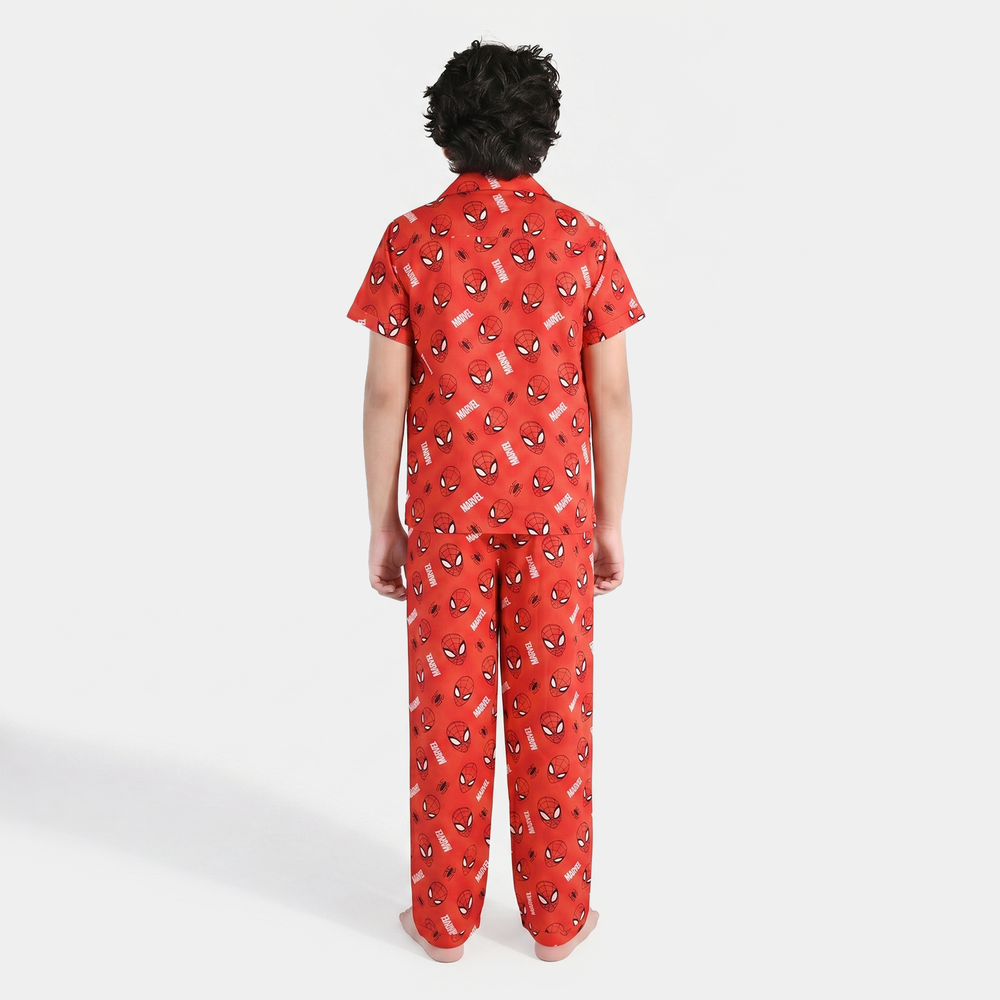 Boys Viscose Nightwear Character-RED