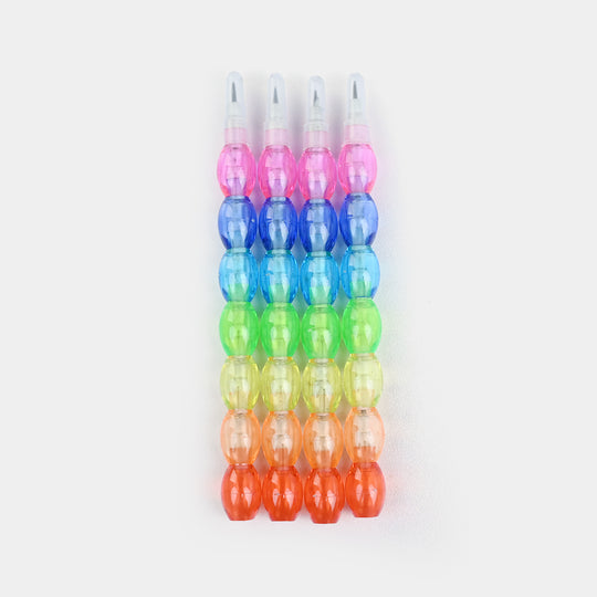 Rainbow Non-Sharpening Pencils (4 PCs)