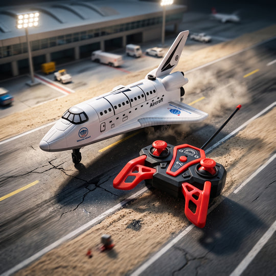 Shuttle Space Spray Remote Control Plane with Lights