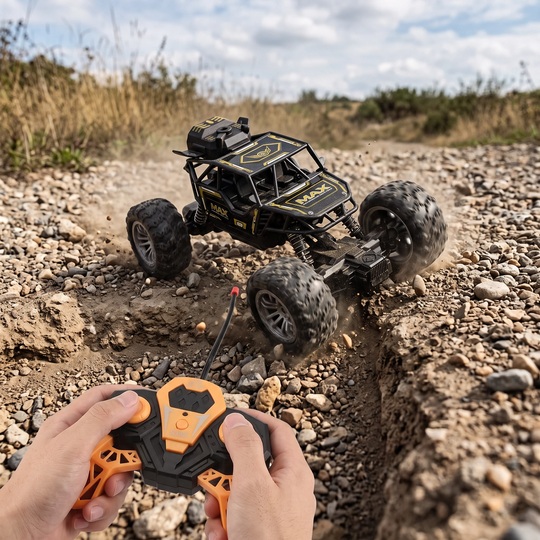Remote Control Toy Rock Crawler With Smoke