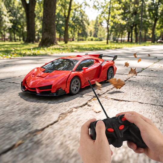 Power Remote Control Deform Robot Car for Kids