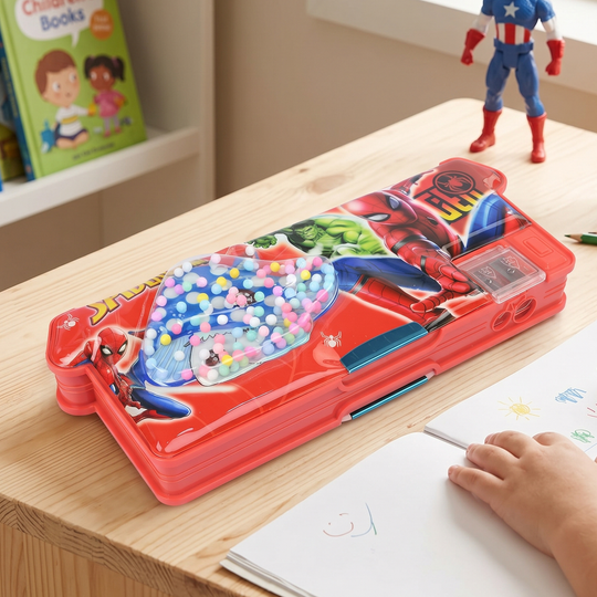 Double Sided Multi-functional Magnetic Pencil Box