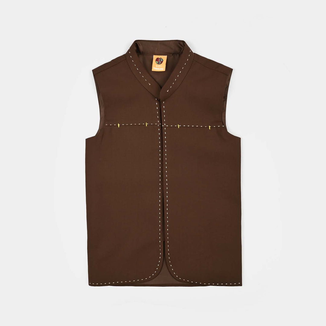 Boys Poly Viscose 3Piece (Coca Brown)