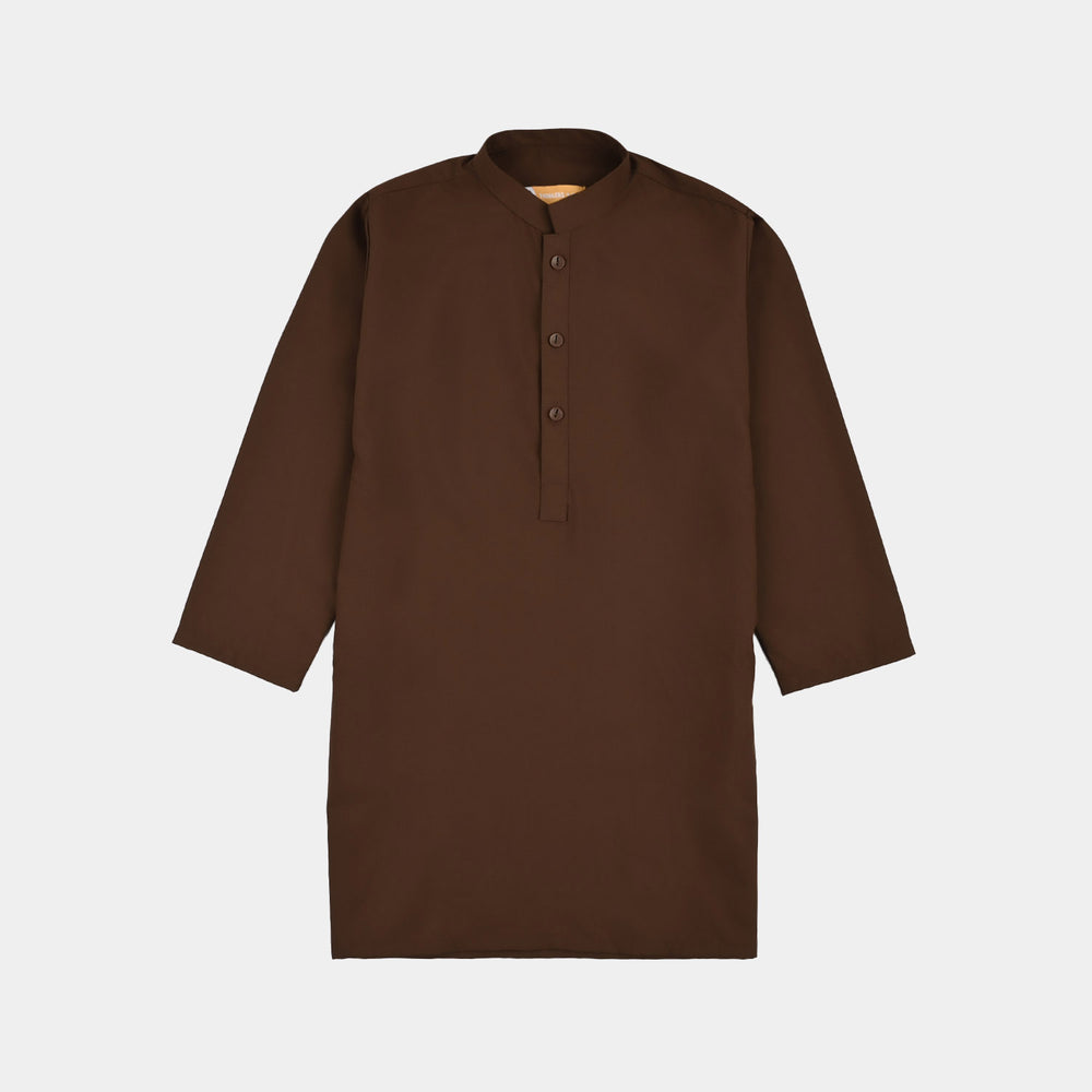 Boys Poly Viscose 3Piece (Coca Brown)
