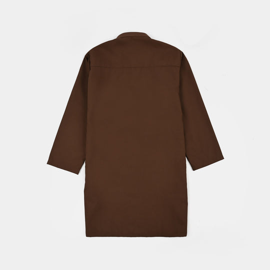 Boys Poly Viscose 3Piece (Coca Brown)