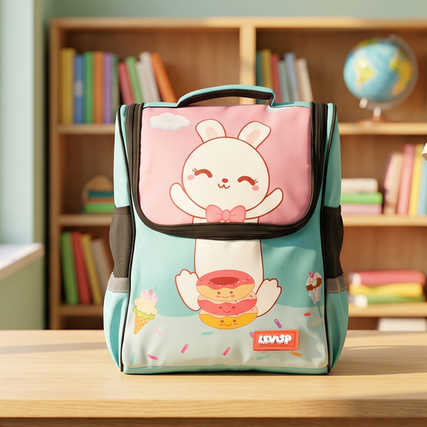 LEVUP 15" D Open Backpack/School Bag for Kids | Grade KG