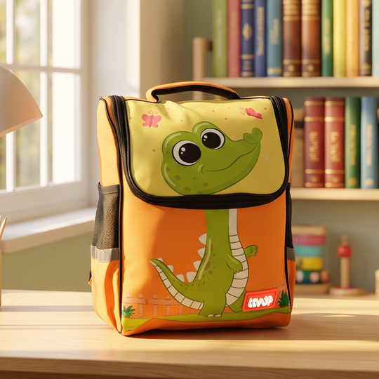 LEVUP 15" D Open Backpack/School Bag for Kids | Grade KG