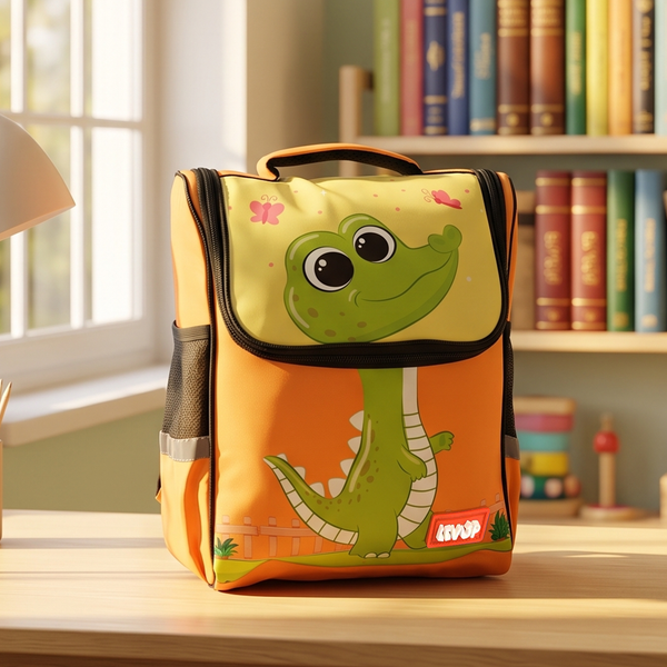 LEVUP 15" D Open Backpack/School Bag for Kids | Grade KG