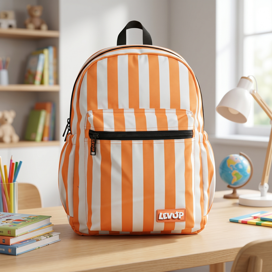 LEVUP 16" Stripes Backpack | Grade 1-4