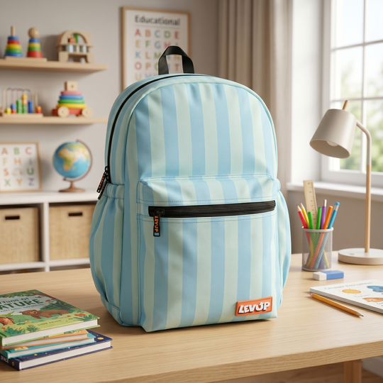 LEVUP 16" Stripes Backpack | Grade 1-4