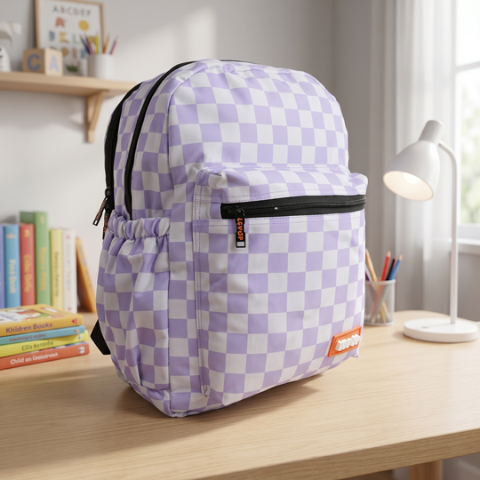 LEVUP 16" Checks Backpack | Grade 1-4