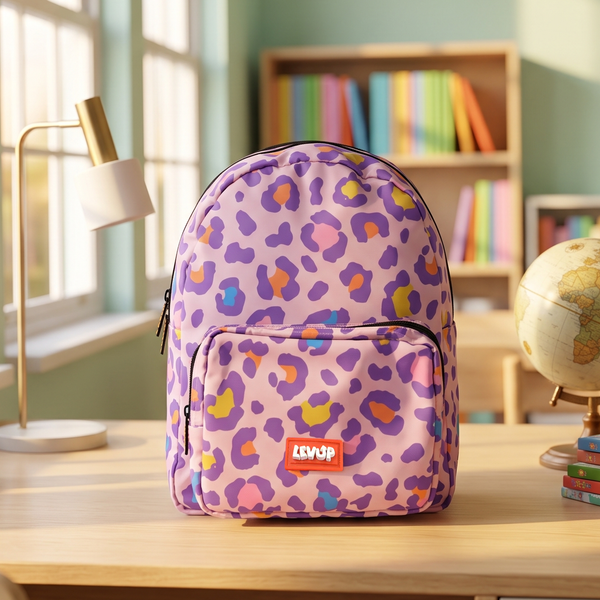 LEVUP 15" Floral School Backpack for Girls | Grade KG