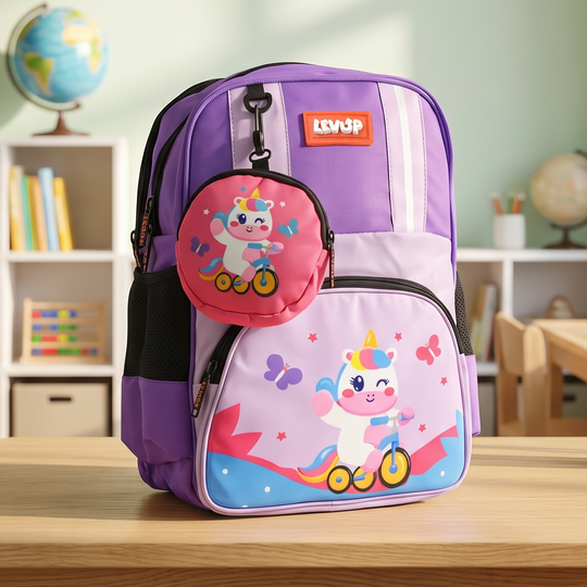 LEVUP 15" School Backpack | Grade KG
