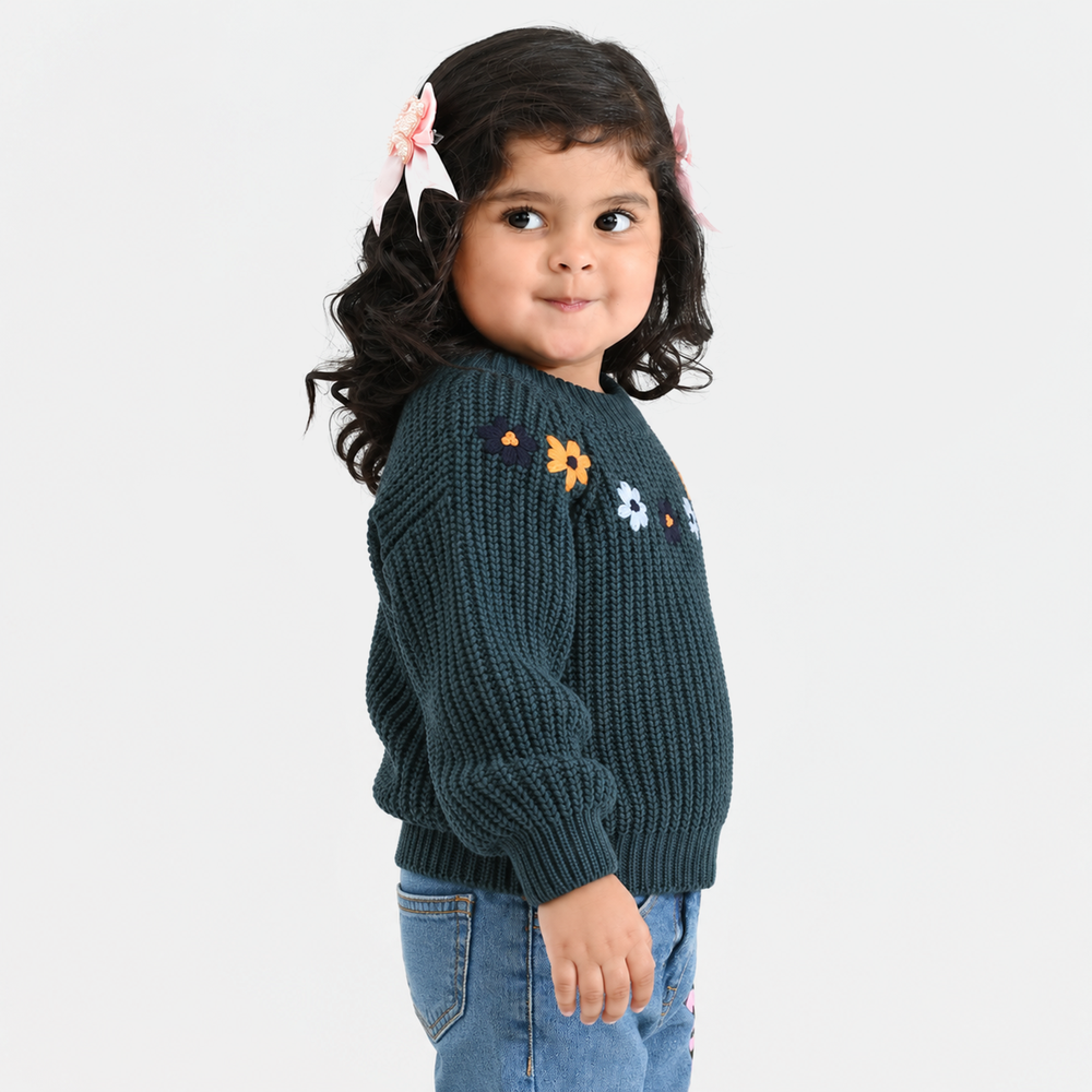 Infant Girls Acrylic Sweater