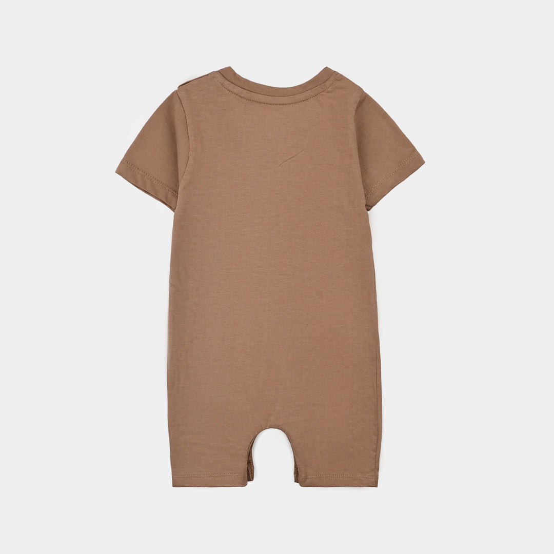 Infant Boys Cotton Jersey 2Piece Set JUNGLE BUDDIES-Brown