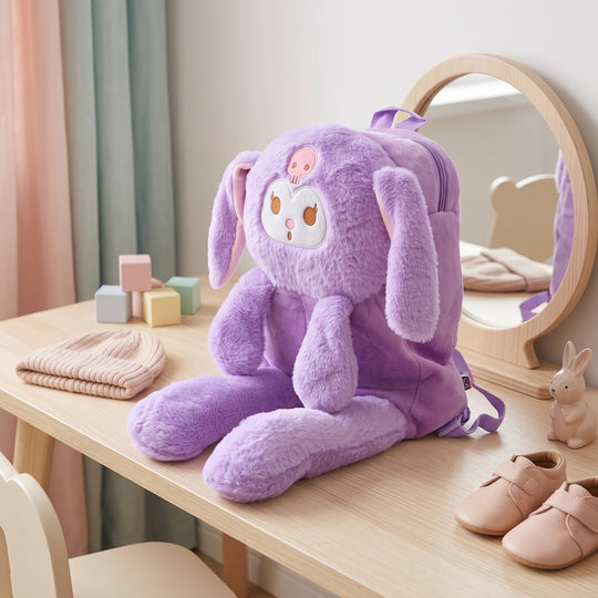 Plushy Backpack with Lights & Movable Ears
