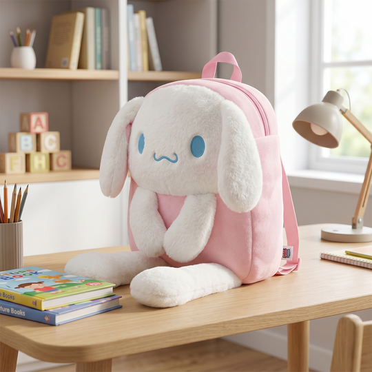 Plushy Backpack with Lights & Movable Ears