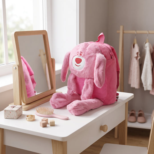 Plushy Backpack with Lights & Movable Ears