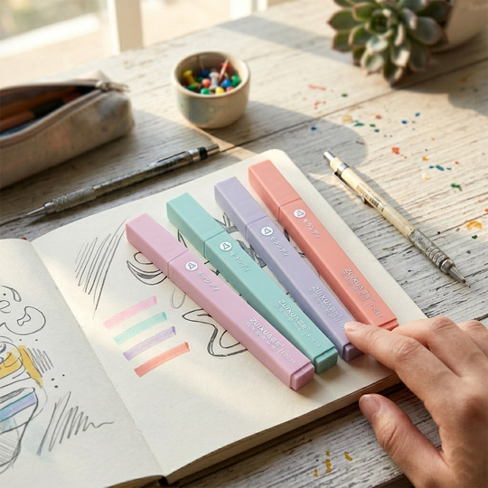 Cute Shape Highlighter Set | 6Pcs