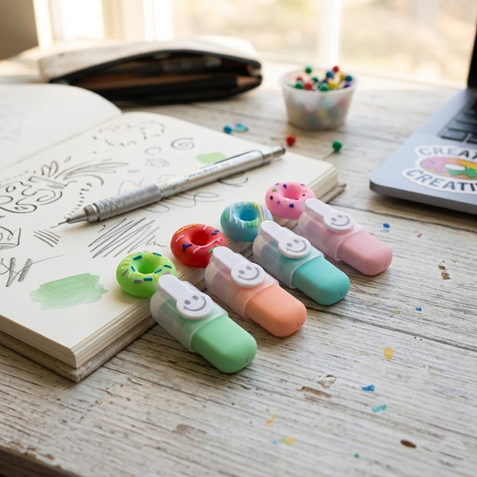 Mini Cute Shape Highlighter Set | 4PCs