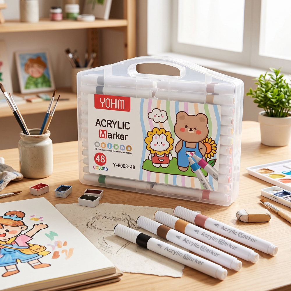 Acrylic Markers | 48PCs