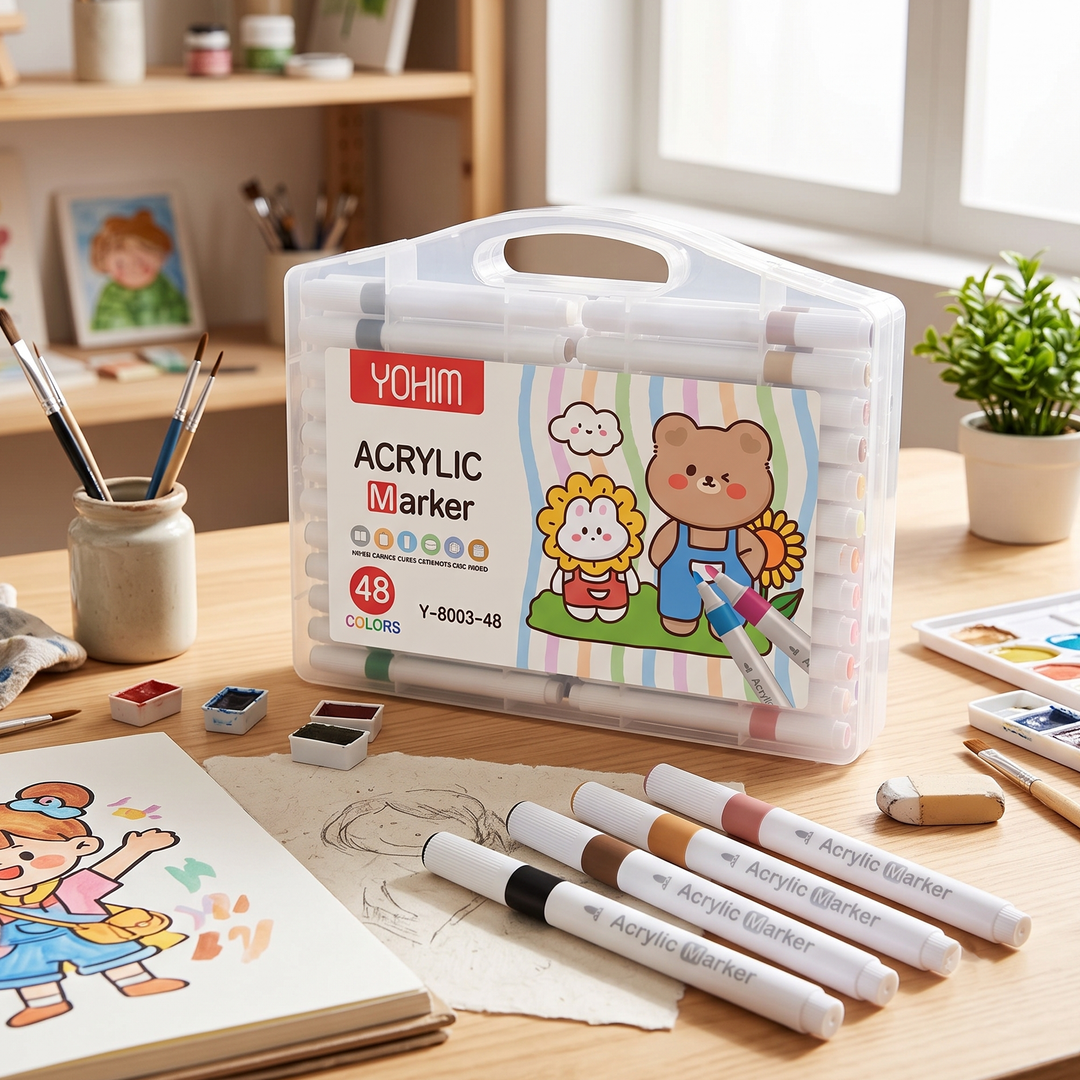 Acrylic Markers | 48PCs