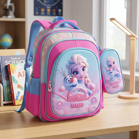 16" 3D Embossed School Backpack | Grade 2-5