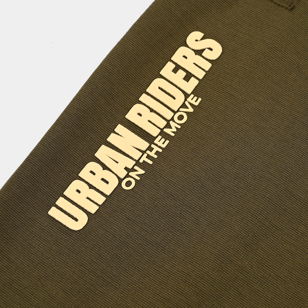 Boys Interlock Pyjama Urban Riders-Green