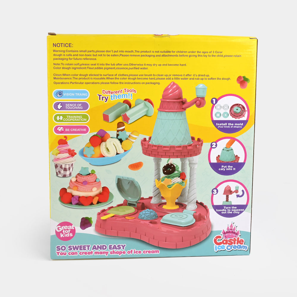 Castle Ice Cream Color Clay DIY Set