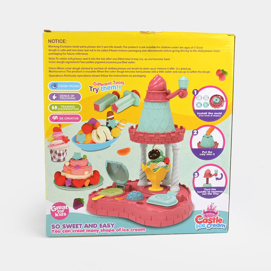 Castle Ice Cream Color Clay DIY Set