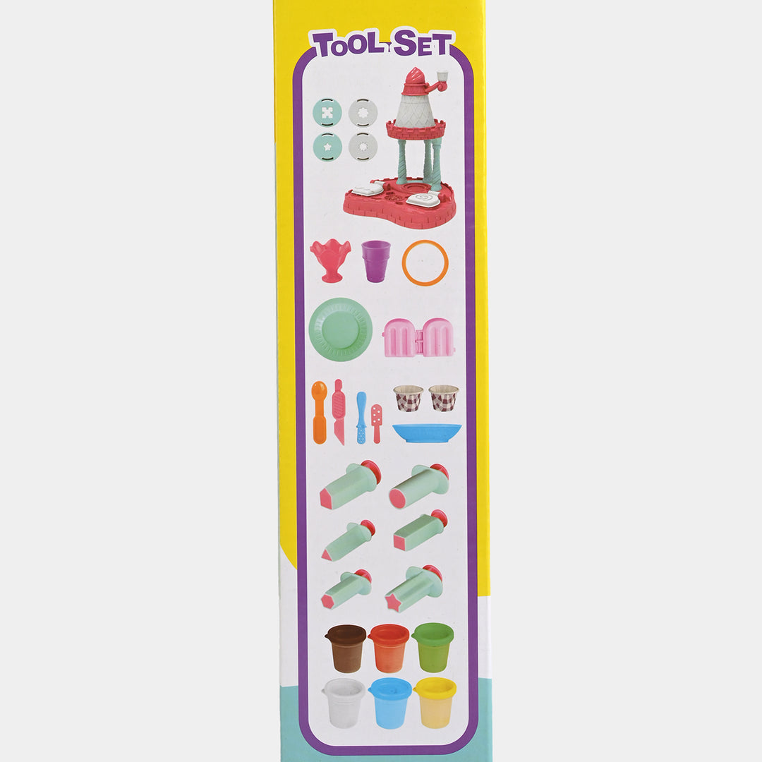 Castle Ice Cream Color Clay DIY Set