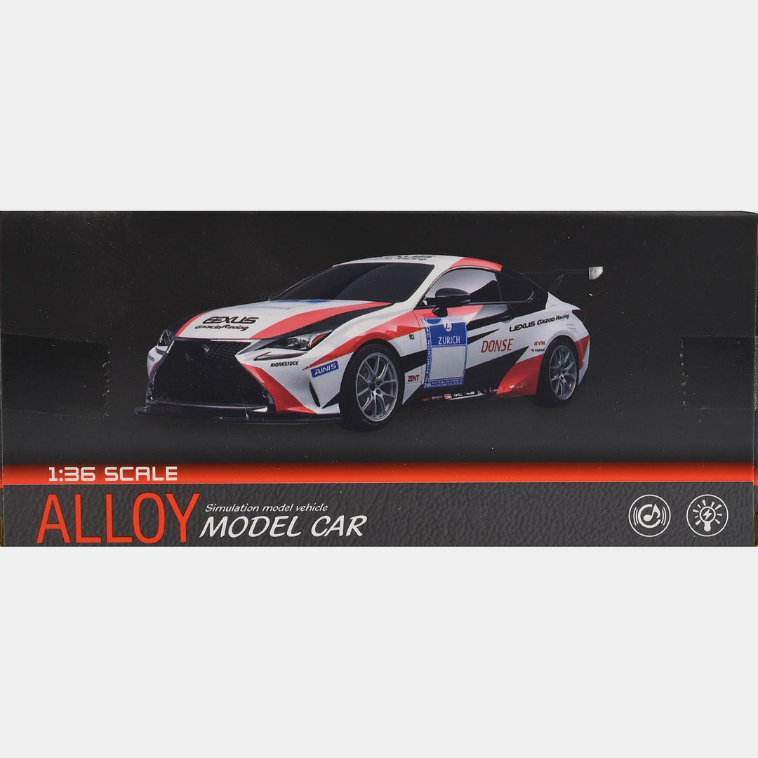 Alloy Pullback Police Car