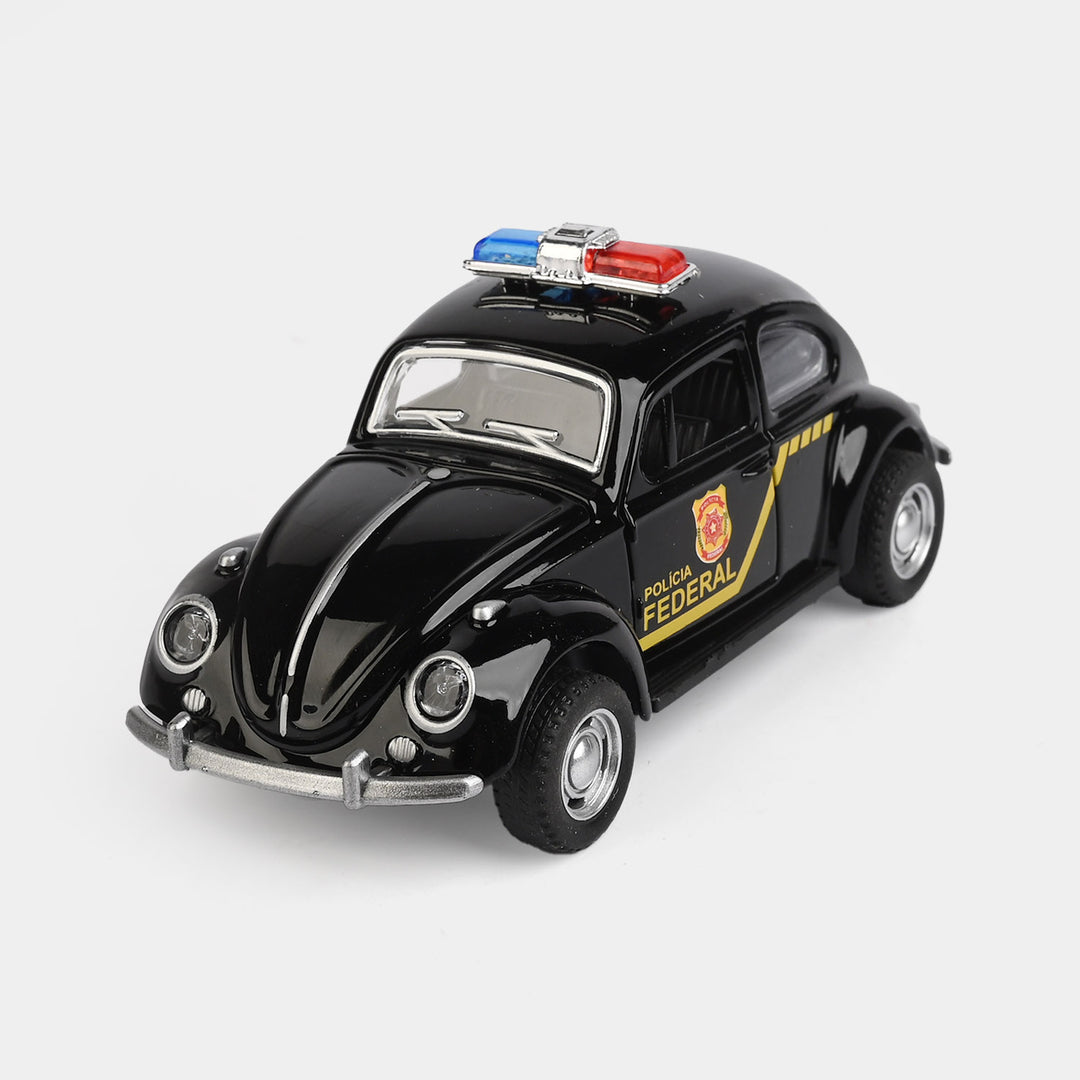 Alloy Pullback Police Car