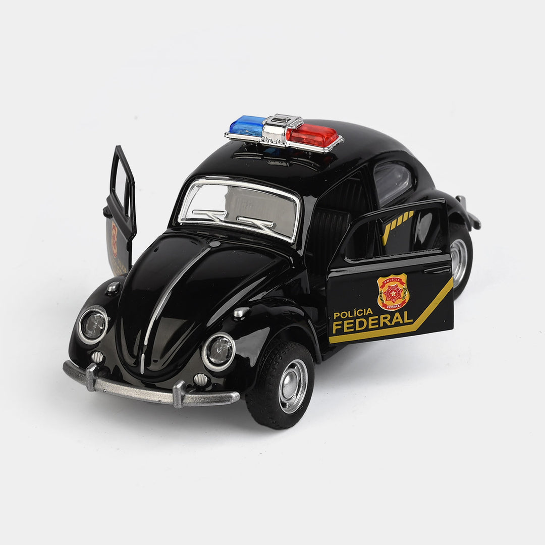 Alloy Pullback Police Car