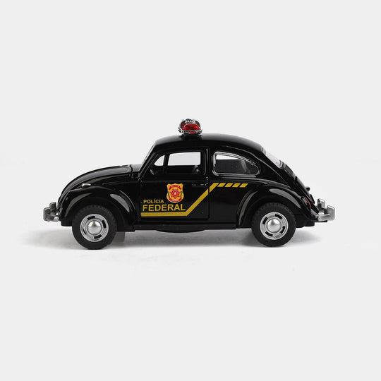 Alloy Pullback Police Car
