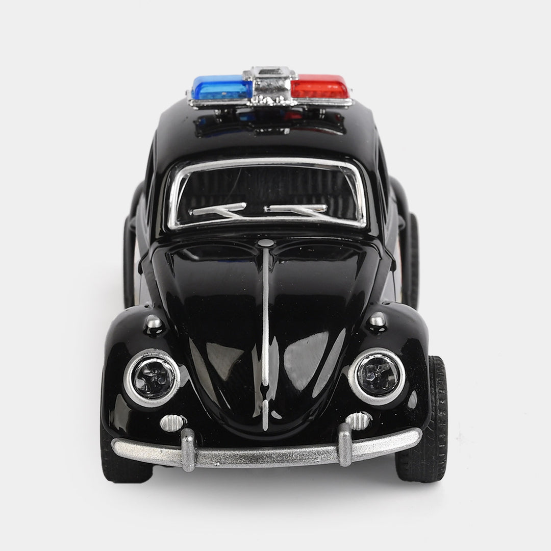 Alloy Pullback Police Car