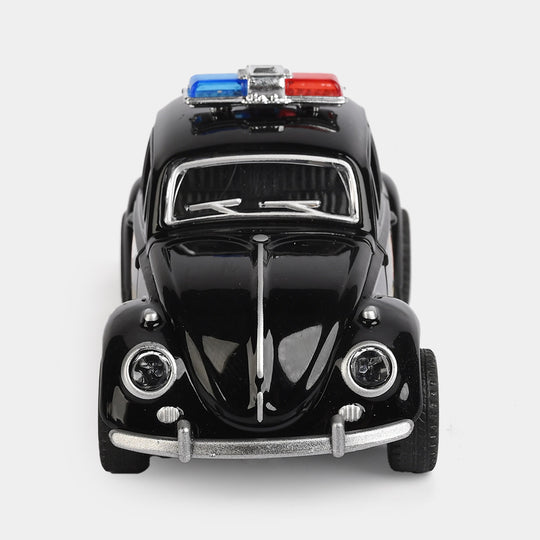 Alloy Pullback Police Car