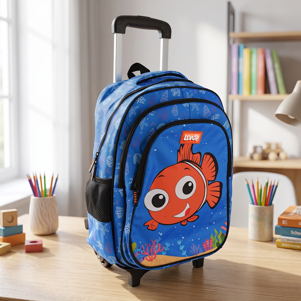 LEVUP 16" Trolley Bag for School | Grade (1-4)