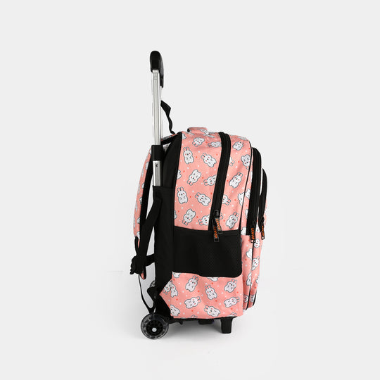 Levup Rabbit Pink Trolley Bag 2 Wheel | Grade  (1-4)