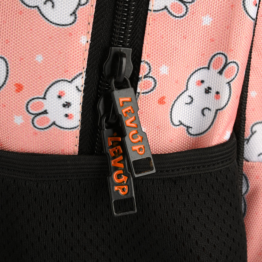 Levup Rabbit Pink Trolley Bag 2 Wheel | Grade  (1-4)