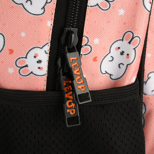 Levup Rabbit Pink Trolley Bag 2 Wheel | Grade  (1-4)
